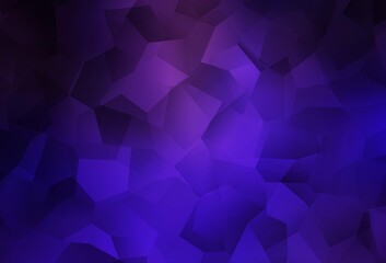 Dark Purple, Pink vector backdrop with memphis shapes.