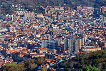 Obraz premium Bilbao, capital of Biscay, Basque Country, Spain,