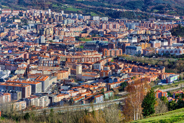 Fototapeta na wymiar Bilbao, capital of Biscay, Basque Country, Spain,