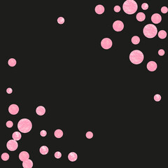 Gold Dust Confetti. Save Date Painting. Pink