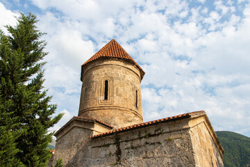 Fototapeta na wymiar Church of Saint Elishe in Kish village of Sheki city in Azerbaijan. Early Christianity in the Caucasus.