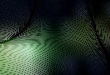 Dark Green vector template with lines.