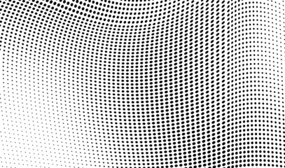 Abstract halftone wave dotted background