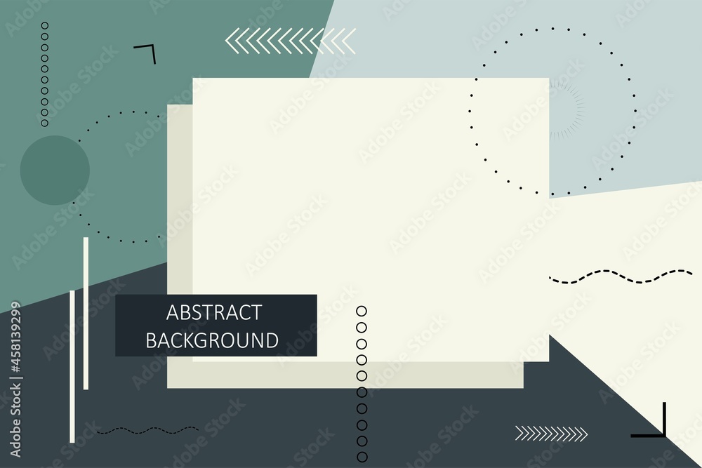 Aufkleber memphis baner. set of geometric shapes. red and black elements for design. abstract pattern. collect