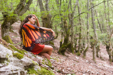 Samahin nature forest dryad mythology origin to Halloween by celtics . a fairy custome legend