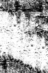 Black and white grunge texture of an old wall