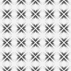 Green geometric chevron watercolor border. Black