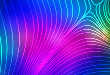 Dark Pink, Blue vector template with repeated sticks.