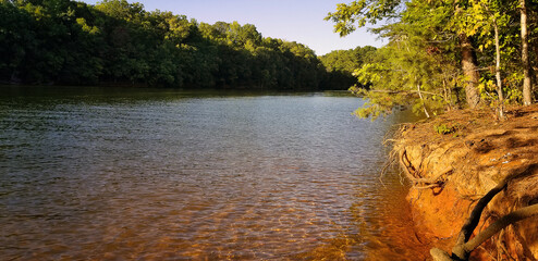 A scenic view of Lake Norman in North Carolina.