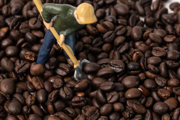 mini figure Workers conceptual photography