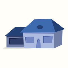 House. Vector illustration in flat style