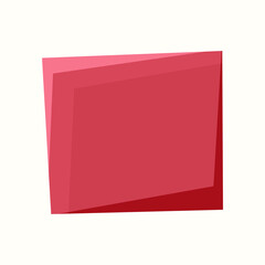 Square. Vector illustration in flat style