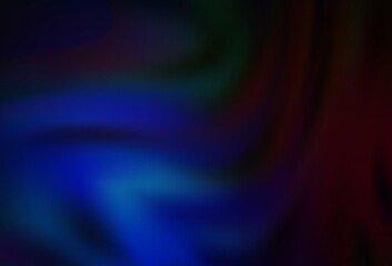 Fototapeta premium Dark BLUE vector colorful blur background.