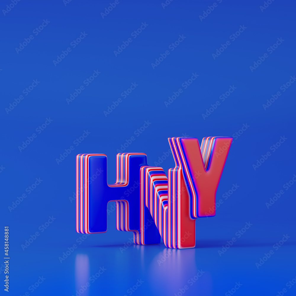Poster merry christmas and happy new year web banner. blue stripe gradient 