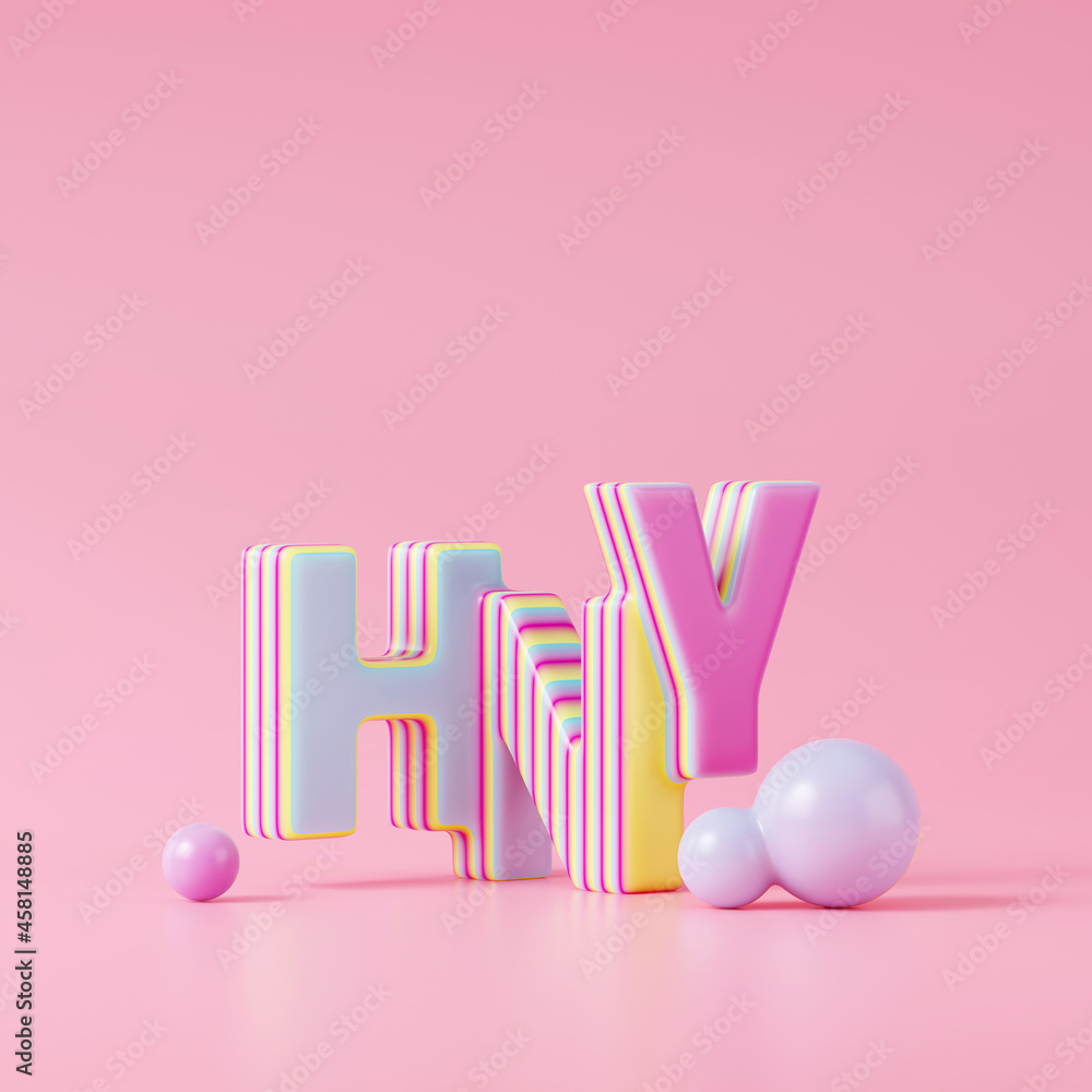 Poster merry christmas and happy new year web banner. pink stripe gradient 