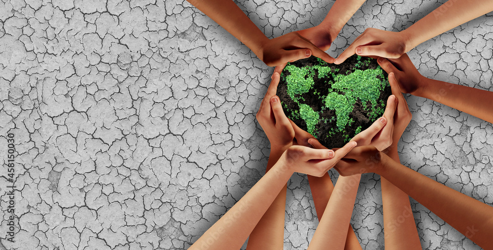 Poster Saving The Planet
