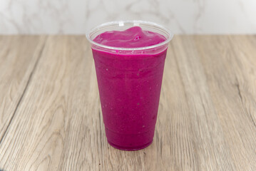 Pitaya smoothie cold drink beverage with blended flavors to increase your immunity and better nutrition