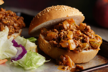 Sloppy Joes Sandwhich Dark and Moody