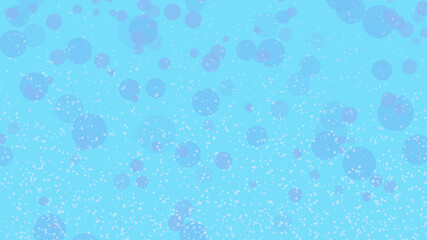 水色のソーダ水のようなバブル背景