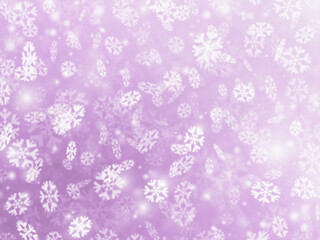 クリスマス　背景素材　背景　雪　雪の結晶　結晶　冬　壁紙　フレア　光　美しい　グラデーション　紫