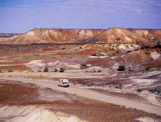 The Archaringa hills sometimes called the painted hills, south australia.