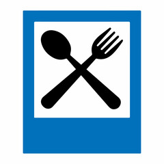 restaurant signs vector illustration