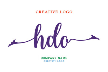 HDO lettering logo is simple, easy to understand and authoritative
