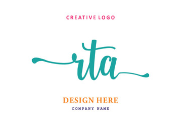 RTA lettering logo is simple, easy to understand and authoritative