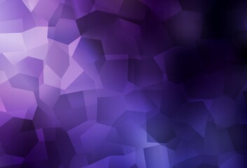 Dark Purple vector backdrop with memphis shapes.