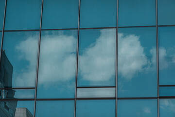 Plakat office building with sky