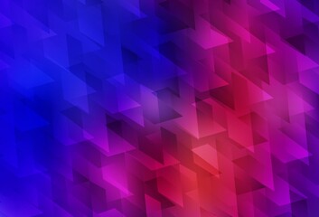 Dark Blue, Red vector texture in rectangular style.