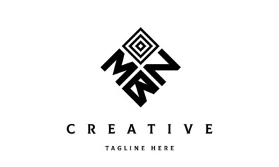 MNB square three latter logo vector