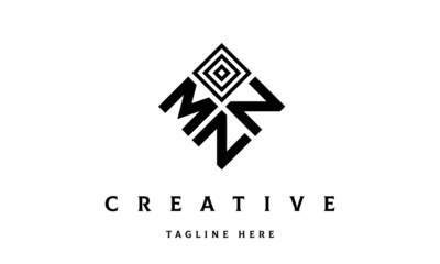 MNN square three latter logo vector