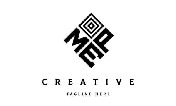 MPE square three latter logo vector