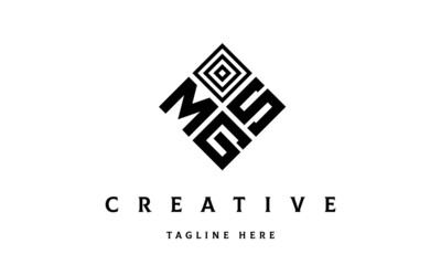 MSG square three latter logo vector	