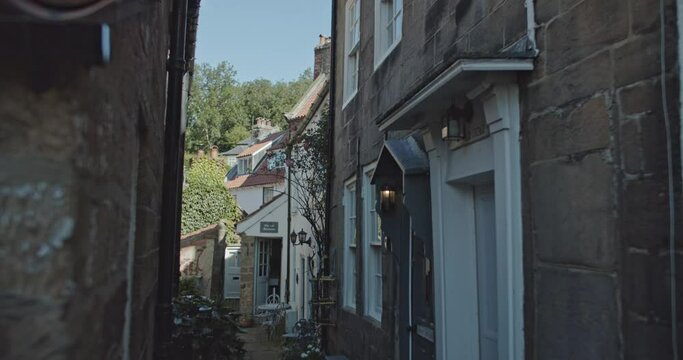 Robin Hoods Bay Village, North Yorkshire, North York Moors Heritage Coast Clip16