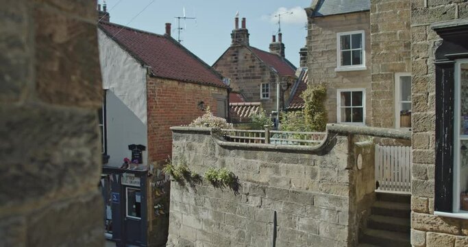 Robin Hoods Bay Village, North Yorkshire, North York Moors Heritage Coast Clip27