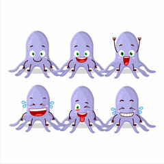 Cartoon character of virus kidney failure with smile expression