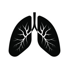 Lungs Vector Icon. Medical symbol. vector illustration
