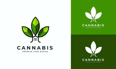 Green Leaves Logo Design