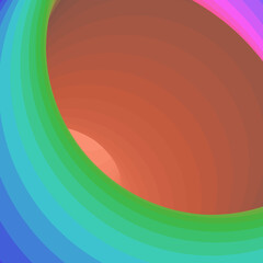 Color Swirl Warmhole Vortex Twist Generative Art background illustration