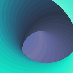 Color Swirl Warmhole Vortex Twist Generative Art background illustration