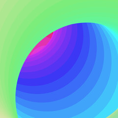 Color Swirl Warmhole Vortex Twist Generative Art background illustration