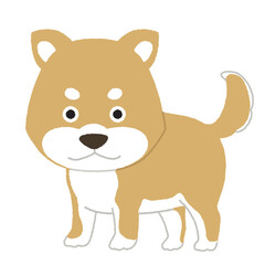 干支の戌年（いぬどし）のイラスト