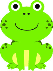 カエルのイラスト