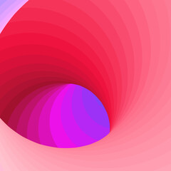 Color Swirl Warmhole Vortex Twist Generative Art background illustration
