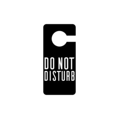 Do not disturb icon isolated on white background