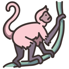 spider monkey icon