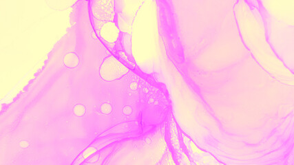 Easter Alcohol Ink. Rose Trendy Frame. Nude Sweet