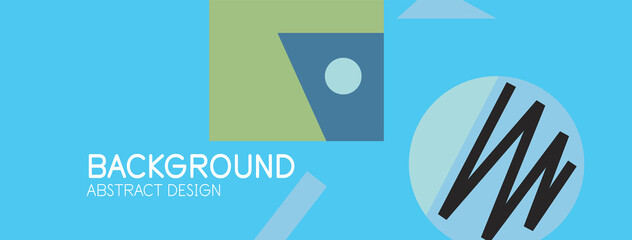 Abstract background with blocks, lines, geometric shapes. Techno or business concept for wallpaper, banner, background, landing page